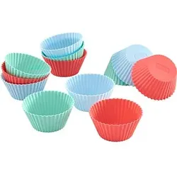 12 LURCH Muffinformen FLEXI®FORM Silikon 83013 Ø 6,5 cm