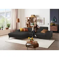 W.Schillig Eckcouch Polyester 3-Sitzer Grau