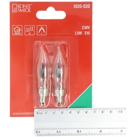 Konstsmide Flackerkerze 1,5W E10 2er Set