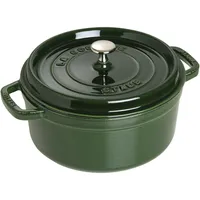 Staub Cocotte, Pfanne + Kochtopf, Grün