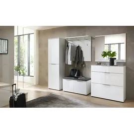 Möbel Kraft Garderobenpaneel Malin 90 x 86 x 28 cm Weiß