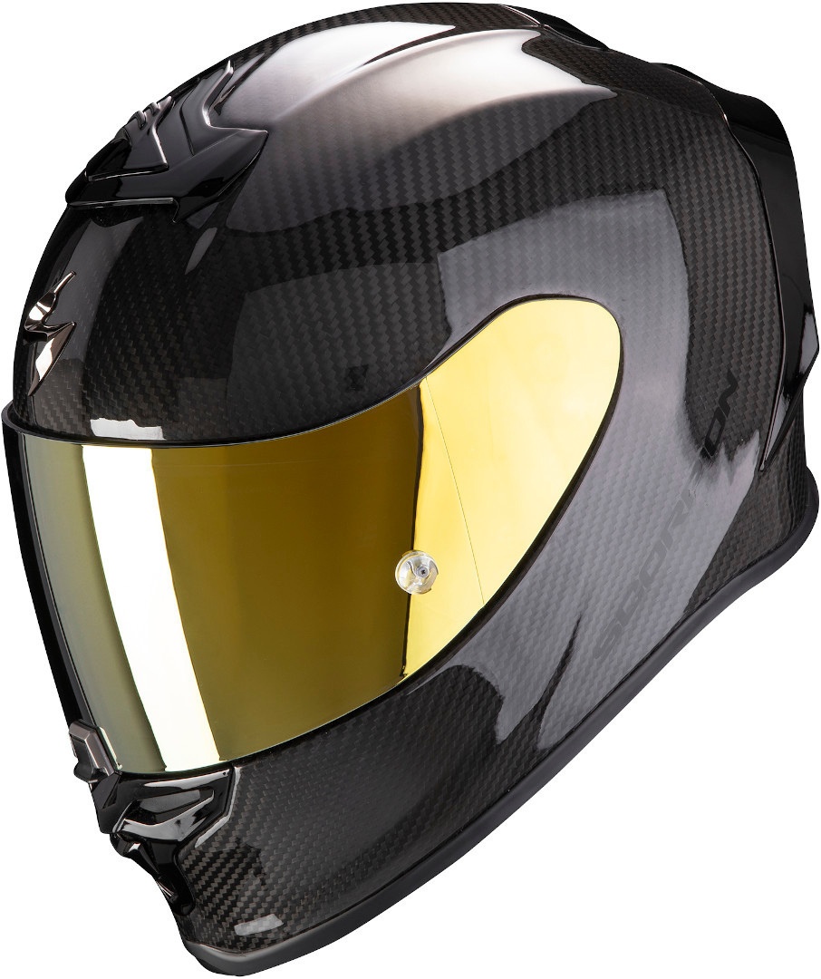 Scorpion EXO-R1 Evo Air Solid Carbon Helm, schwarz, Größe 2XL