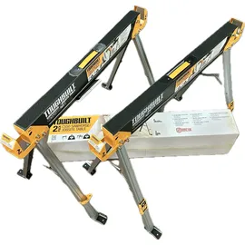 ToughBuilt Sägebock Arbeitsbock Baustellentisch klappbar 2 Stück) TB-C550-2