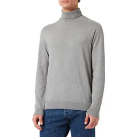 Selected HOMME Herren SLHBERG ROLL Neck NOOS 16074684, Medium Grey Melange, S