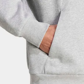 adidas Kapuzensweatshirt ADIDAS SPORTSWEAR "M A SZN FL FZ", Herren, Gr. XL, grau (medium grau heather), Obermaterial: 70% Baumwolle, 30% Polyester, Sweatshirts, Kapuzenjacke mit Reißverschluss