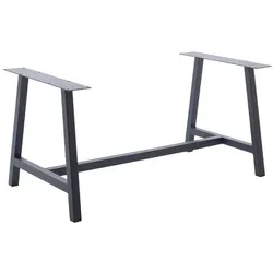 Tischgestell Malmö - A-Form / Traverse - Metall, Anthrazit - 180cm