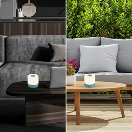 Briloner Brilo Akku-Tischleuchte Smal Blau 2W