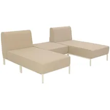 Oviala Loungesofa beige