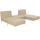 Oviala Loungesofa beige
