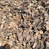 Rindenmulch grob, Körnung größer 40 mm, 100 Liter, langlebiger, grobes Premium Mulch, Qualität aus Bayern, Unkrautminderung durch das Mulch, grobes Mulch für den Garten, grobe Rinde