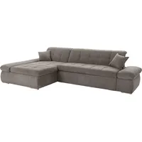 DOMO collection »Moric Luxus - B/T/H 300/172/80 cm, XXL-Format«, L-Form, 140kg Belastung/Sitz, in Cord, Chenille, Kunstleder