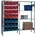 Anbauregal H2000xB1000xT400mm 8 Stahlböden