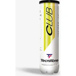 Tennisbälle Tecnifibre Club Speed - 4er-Dose EINHEITSGRÖSSE