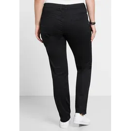 sheego Stretch-Hose schmal schwarz 56