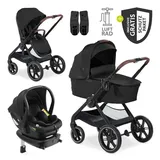 hauck 4in1 Kinderwagen-Set Walk N Care Air Trio Kinderwagen 3 in 1