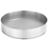 Mehl Sieb Mehl Sifter Edelstahlsiegsnetz Pulver Sifter mit feiner Netzküche 30 cm