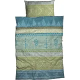 Casatex Indi romantisch/orientalisch grün 135 x 200 cm + 2 x 40 x 80 cm