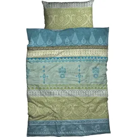 Casatex Indi romantisch/orientalisch grün 135 x 200 cm + 2 x 40 x 80 cm