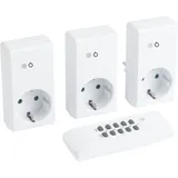 Meister Craft Funksteckdosen-Set 4-teilig Weiß