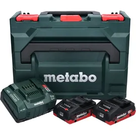 Metabo Basis-Set LiHD 18 V 2 x 4,0 Ah + Schnellladegerät + metaBox 685130000