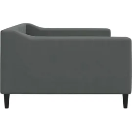 vidaXL Tagesbett 100 x 200 cm Dunkelgrau