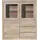 Massivmoebel24 Highboard 128 x 145 x 40 cm Weiß
