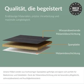 Planetmöbel Astra 4-tlg. Gold Eiche