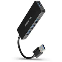 Axagon HUE-G1A USB 3.2 Gen 1 (3.1 Gen 1) Type-A USB 3.2 Gen 1 (3.1 Gen 1) Type-A, 5000 Mbit/s, Schwarz,