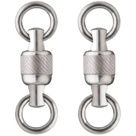 BKK Tönnchenwirbel mit Kugellager zum Meeresangeln & Wallerangeln Infinity Swivel, Größe/Tragkraft:Gr. 2 / 75kg