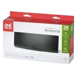 One for All SV 9430-5G Passive DVB-T/T2-Flachantenne Innenbereich Schwarz