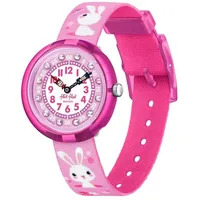 Flik Flak Mädchen Analog Quarz Uhr mit Kunststoff Armband FBNP143