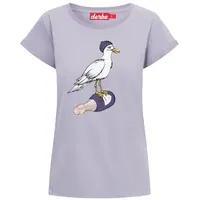 DERBE T-Shirt Sturmmöwin Women, S, Lavender Gray - S