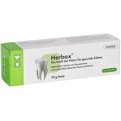 Herbax natürliche Zahnpflege Paste f.Hund/Katze 70 ml