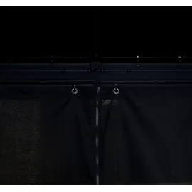 DEGAMO Novara 3 x 3 m schwarz inkl. Seitenteile