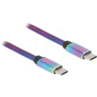 DeLock USB-C® Kabel USB 2.0 USB-C® Stecker, USB-C® Stecker