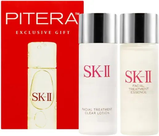 SKII Gesichtspflege-Essenz + Klärende Lotion Reise-Set Zwei Reise-Sets (30ml +30ml)