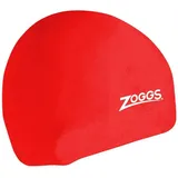 Zoggs Junior Silikon-Badekappen – Rot rot ONE SIZE