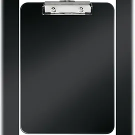 Leitz Klemmbrett Wow A4 Polystyrol schwarz Packung mit 10 Stück