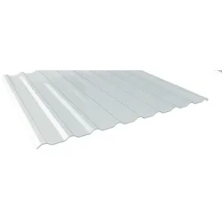 PVC Lichtplatte Profil 20/138 | Dach | 1,4 mm | Klarbläulich