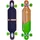 Apollo Longboard, Komplettboard mit Deck aus Bambus & Fiberglas, High-End Board mit ABEC 9 Kugellager, Flex 2 Longboards für Jugendliche und Erwachsene, Profi-Cruiser