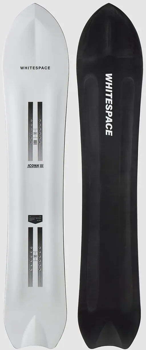 Whitespace ICONA Snowboard white Gr. 157