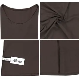 Alkato Langarmshirt Braun L