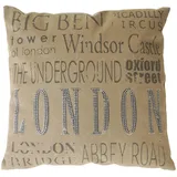 MCW Dekokissen London 45 x 45 cm Braun