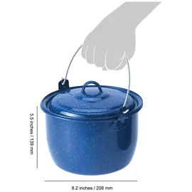 GSI Outdoors Wasserkocher 3 qt. Edelstahl Blau