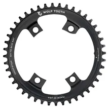 Wolf Tooth Kettenblatt 110 BCD Asymmetric 4-Loch 38 Zähne Schwarz