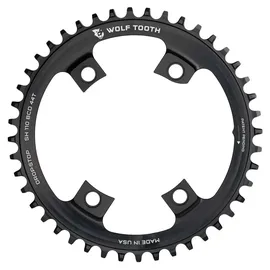 Wolf Tooth Kettenblatt 110 BCD Asymmetric 4-Loch 38 Zähne Schwarz