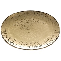 Rosenthal Servierplatte TAC Gropius Skin Gold Platte 18 cm, Porzellan, (Platte)