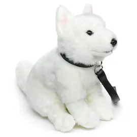Uni-Toys Weißer Schweizer Schäferhund Welpe 26 cm Weiß