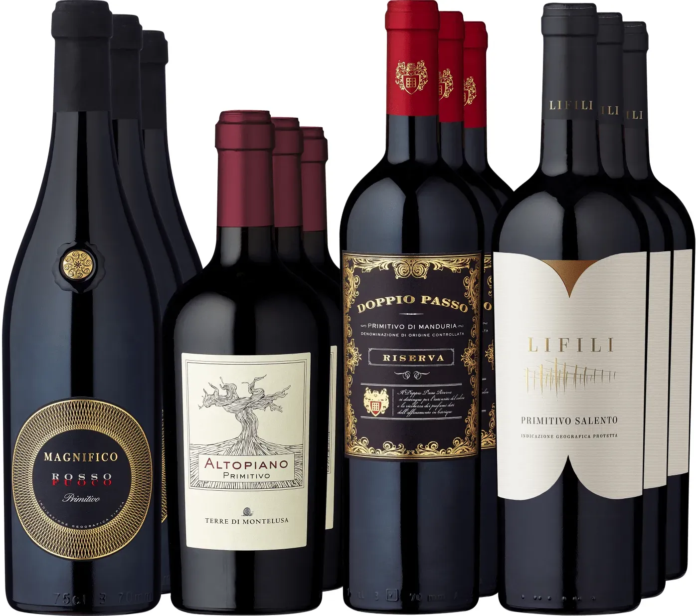 12er-Probierpaket »Best of Primitivo«