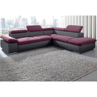 sit&more Ecksofa »Valantine V«, lila